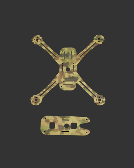 Multicam G10 UAV Frame – 1/4" Thick