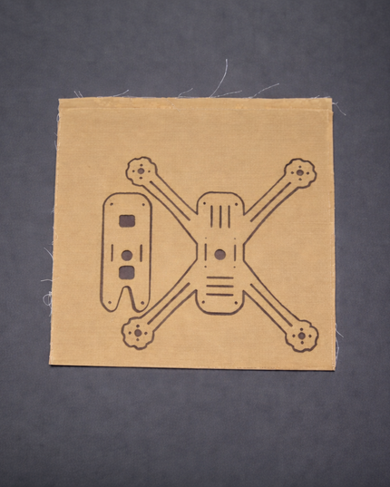 Desert Tan G10 UAV Frame – 1/4" Thick