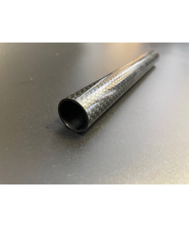 .630x.710 7" 3K Twill Weave Tube