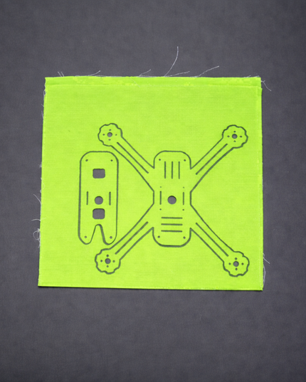 Day-Glo G10 UAV Frame – 1/4" Thick